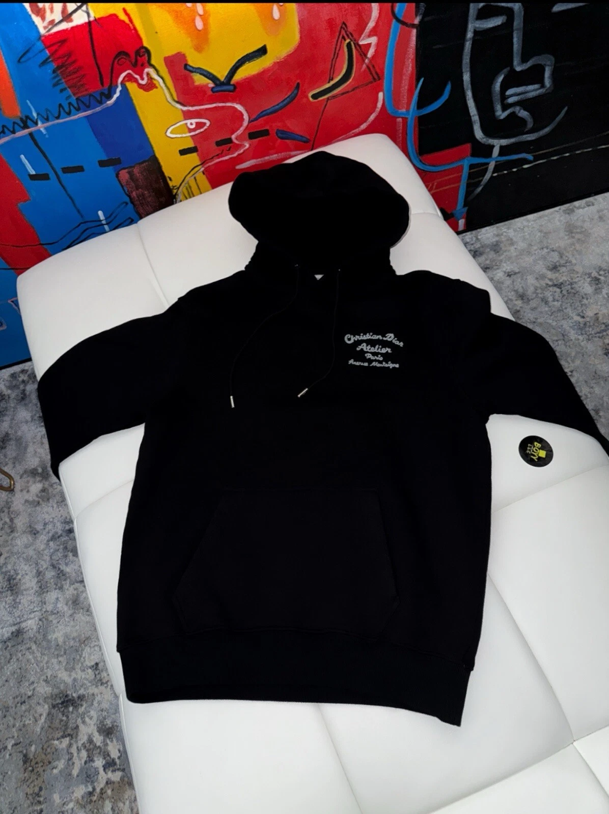 Felpa con cappuccio logo Dior