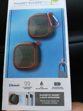 ION Magnet Rocker 2-Pack High Power Speakers w/ Magnetic Back