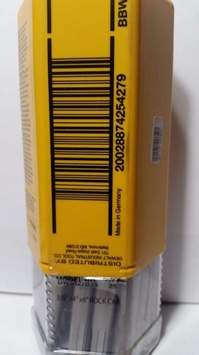Brocas percuto rotativas DeWalt 3/8" 4" 6" carburo de roca 4 cajas de 25 DW5427 - Imagen 5 de 12