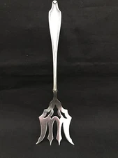  Weidlich Bros. Sterling Silver Pierced Serving Fork 16.2 grams WED 14 Pattern