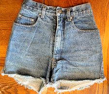 VINTAGE 90's PS GITANO WOMENS' SHORTS 5-6 5-Pocket Raw Edge Bottom