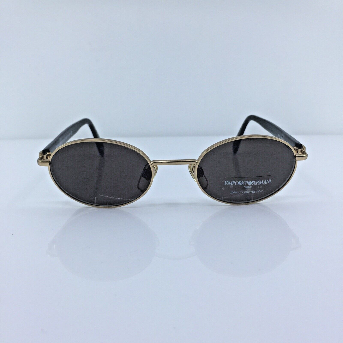 Vintage Emporio Armani Sunglasses EA 083 C. 904 Satin Gold 52-20mm