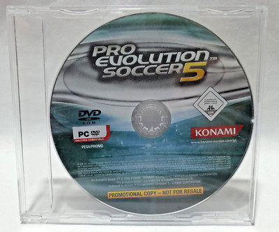 PRO EVOLUTION SOCCER 5 PROMO FULL GAME PC DVD-ROM NEW NOT SEALED