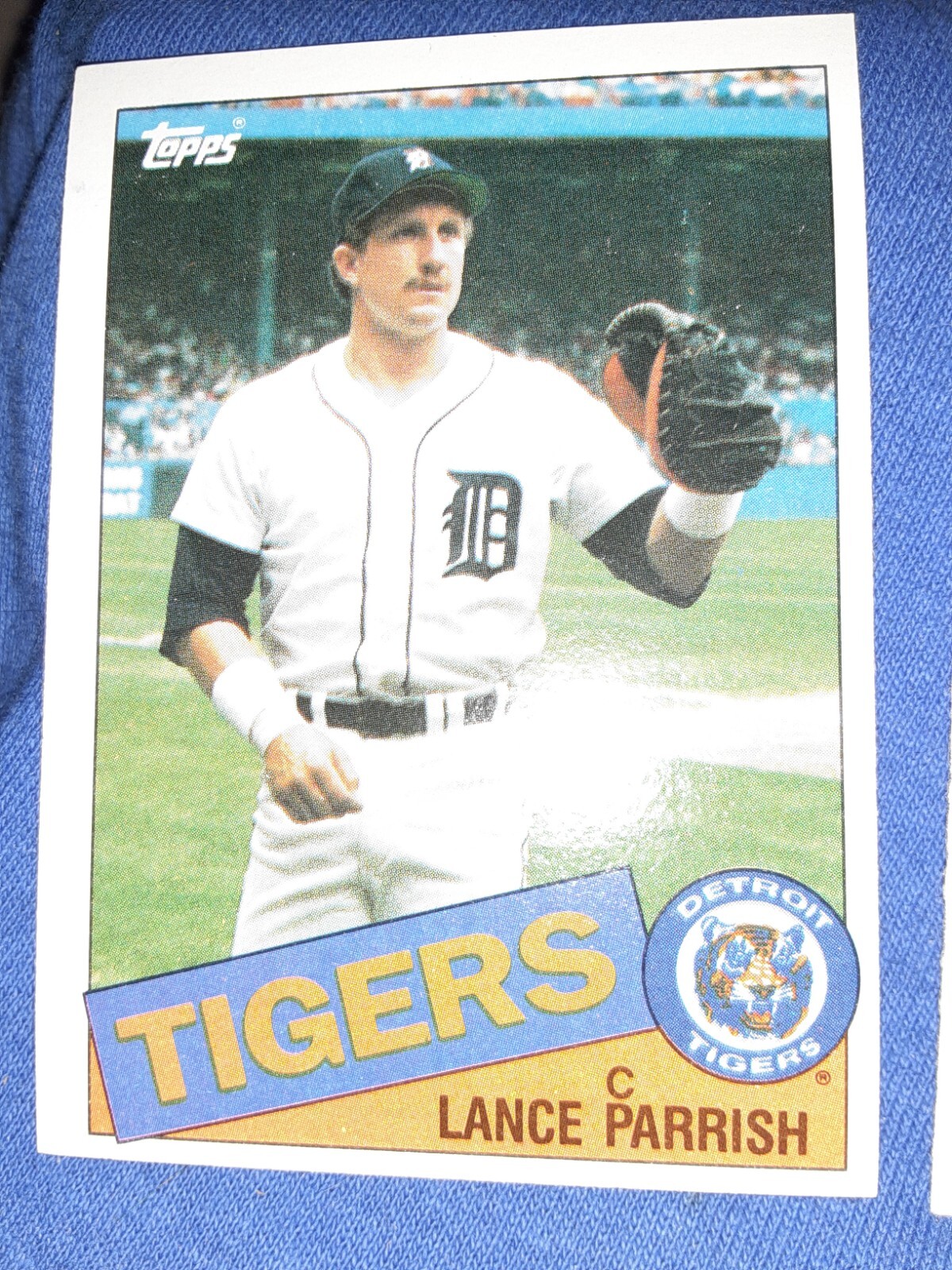 1985 Topps #160 Lance Parrish Detroit Tigers MVP HOF MLB LEGEND