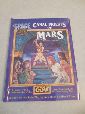 SPACE: 1889 CANAL PRIESTS OF MARS by MARCUS L. ROWLAND, GDW GAMES #1907, 1990!