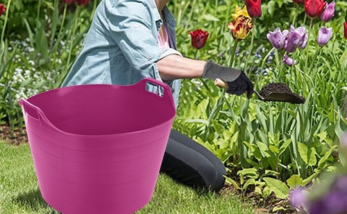 50L Eimer, 20L/40L/70L Flexi Wanne Kunststoff Mülleimer SCHWERLAST Aufbewahrung Küche Garten - Bild 68 von 106