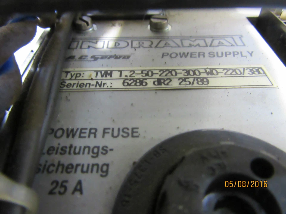 Alimentation INDRAMAT TVM 1.2-50-220-300-WO-220/380 - d'occasion - - Photo 3/3