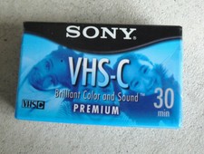 Sony VHS C 30 Minute Camcorder Tape Sealed