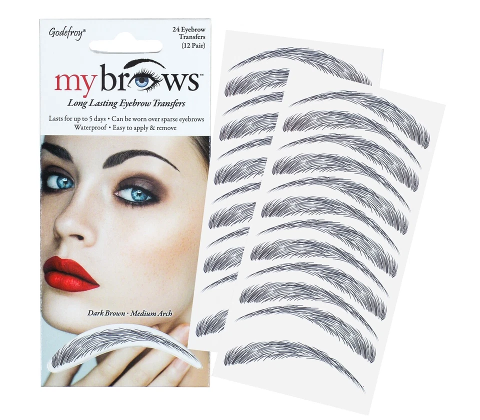 Transferencias de cejas Godefroy My Brows 2x12pr *Elige color/arco *NUEVO*ENVÍO GRATUITO Foto 3 de 3