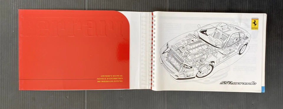 Ferrari 550 Maranello manuale uso e manutenzione originale ITA ENG FRA DEU - Immagine 3 di 4