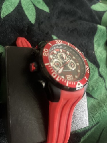 Invicta Pro Diver 33821 50 mm custodia in acciaio inox nero cinturino in silicone rosso da uomo - Foto 3 di 5