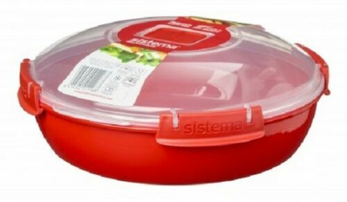 Sistema Microwave Lunch Box Container Hot Food Bowl Porridge Plastic Mug Klip It - Picture 35 of 40