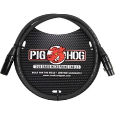 Pig hog PHM6 8mm 6 Foot High Performance Microphone XLR-XLR Cable - 6Ft, New!