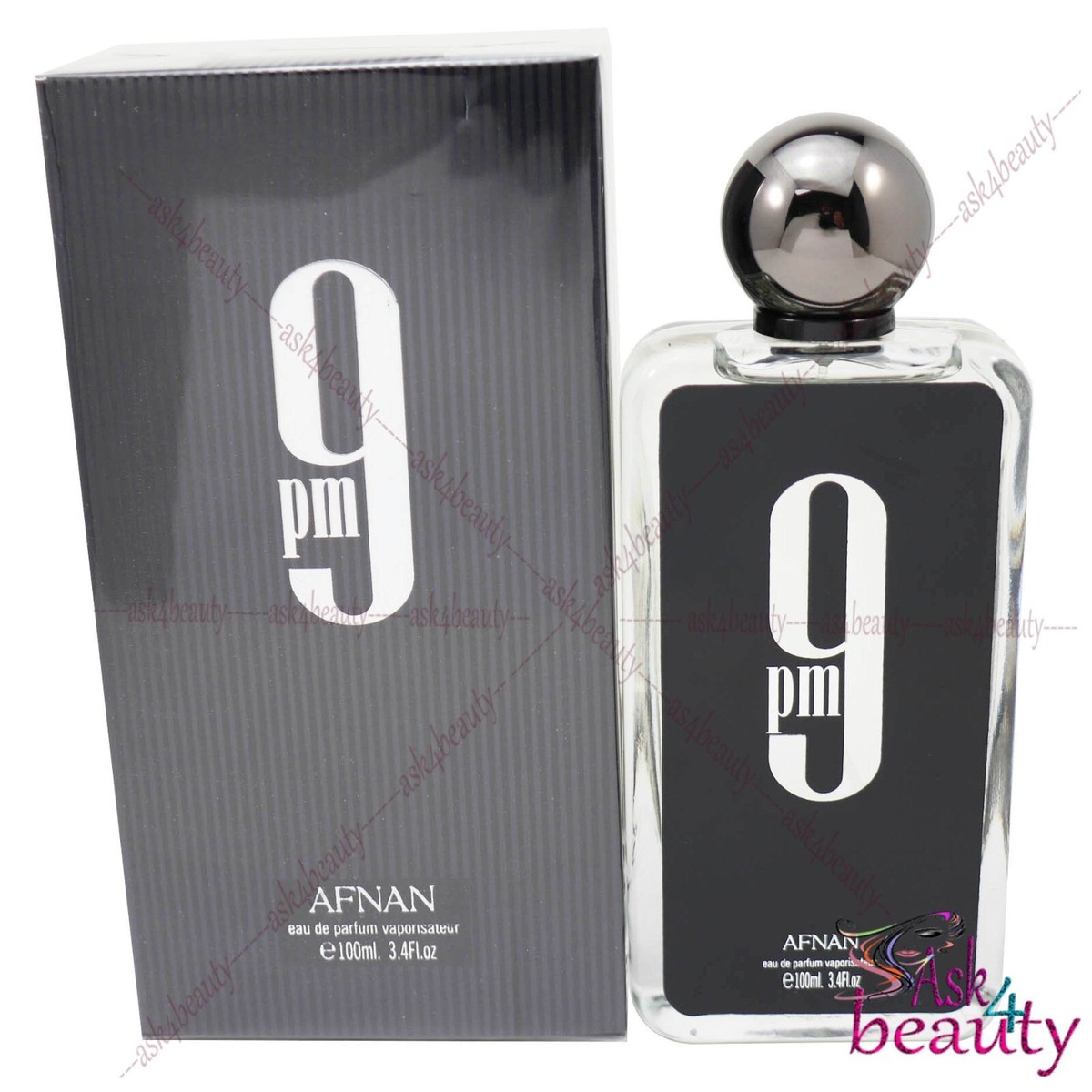 AFNAN 9 pm オードパルファム 100ml Afnan 9 PM By Afnan 3.4oz/100ml Edp Spray For Unisex New In
