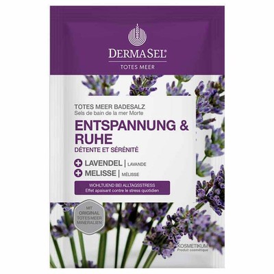 Dermasel Totes Meer Badesalz Entspannung & Ruhe · 80 g · PZN 17514826