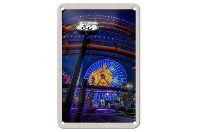 Blechschild Reise 12x18 cm USA Amerika Historic Route 66 Park Schild