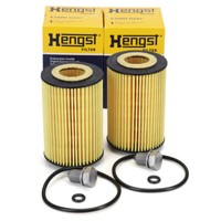 2X Hengst ÖLfilter + Schraube FüR Vw Golf 7 Passat Tiguan Touran T6 1.6/2.0 Tdi