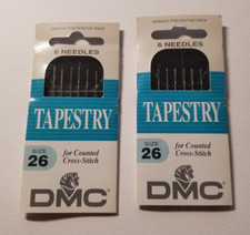 2 packs DMC Tapestry Hand Needles-Size 26 6/Pkg new