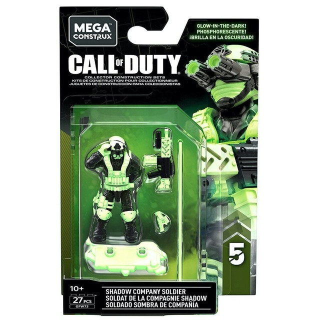 Shadow Company Soldier Glow in the Dark Call of Duty Mega Construx Figure | eBay