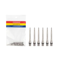 CUESOUL Titanium Grooved Conversion Darts Point ,Pack of 6 pcs.