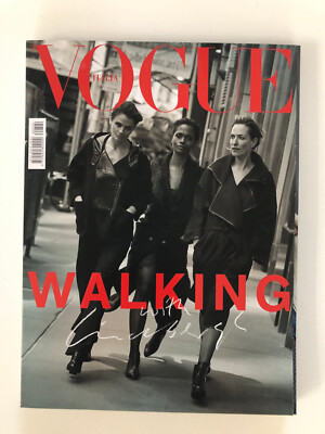 Vogue Italia ottobre 2016: Walking Peter Lindbergh