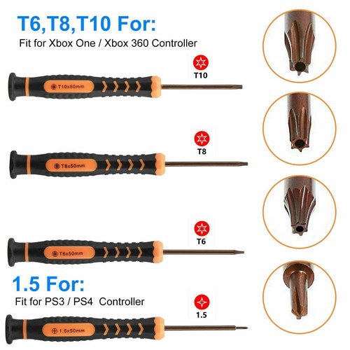 Portable Repair Set Pry Screwdriver Tool Kit For Xbox One/360 PS5/PS4 Controller - Picture 4 of 9