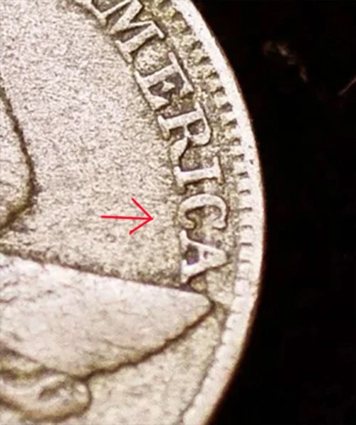 Centavo de águila voladora 1857 anverso troquel chocado con 50c FS-003 Snow-9 envío gratuito Foto 2 de 3