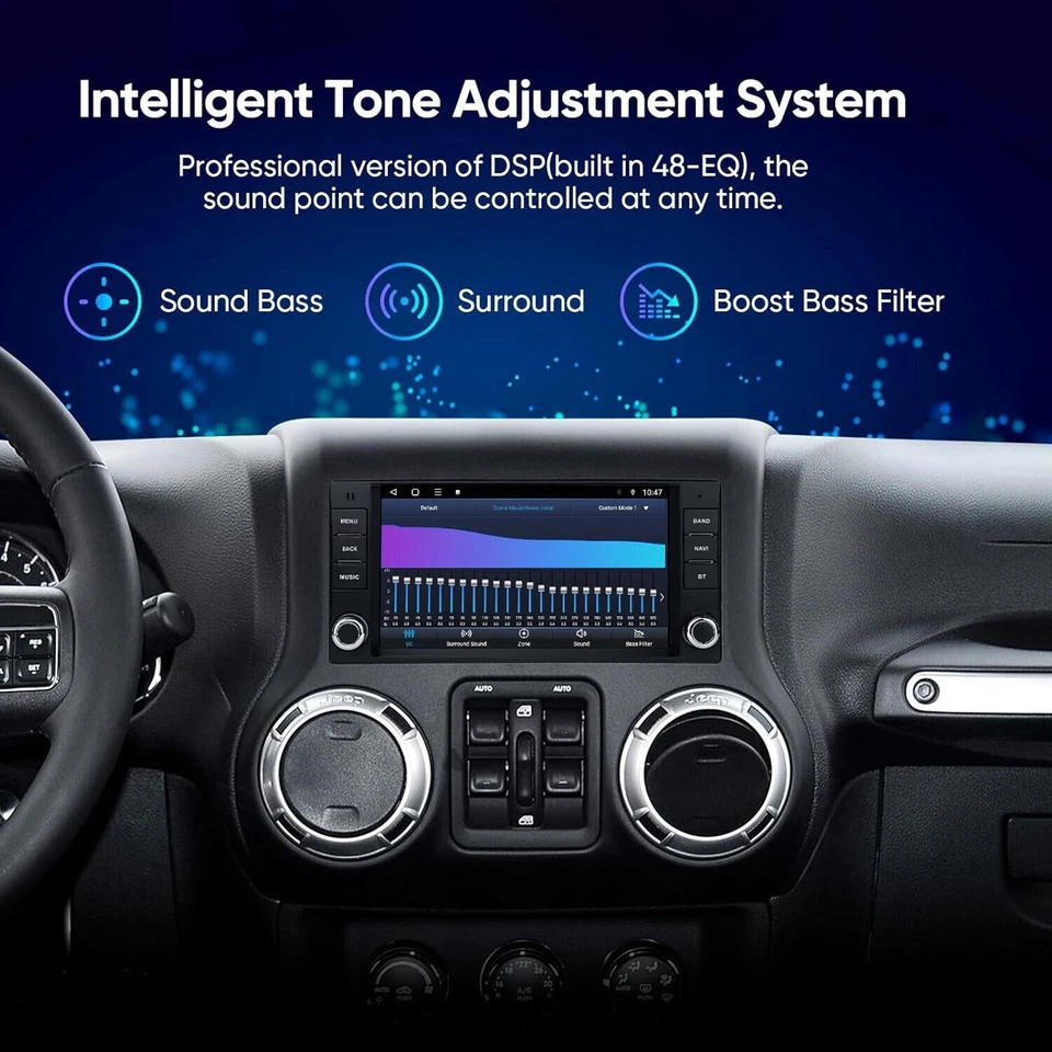 Car Radio Stereo For 2011 2012 2013 2014 Dodge Avenger Android 13 Carplay GPS Foto 3 de 4