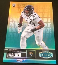 2022 Honors #79 Travon Walker Gold Refractor RC 2/20 Georgia Jaguars