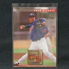 Donruss Press Proofs Montreal Expos Card #516 Tavo Alvarez ~ Gold/2001