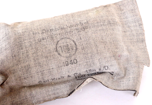 Original WW2 Material 3 Verbandpäckchen 1940 1942 Ludwig Sebode Breslau Z100 Etc - Imagen 7 de 8