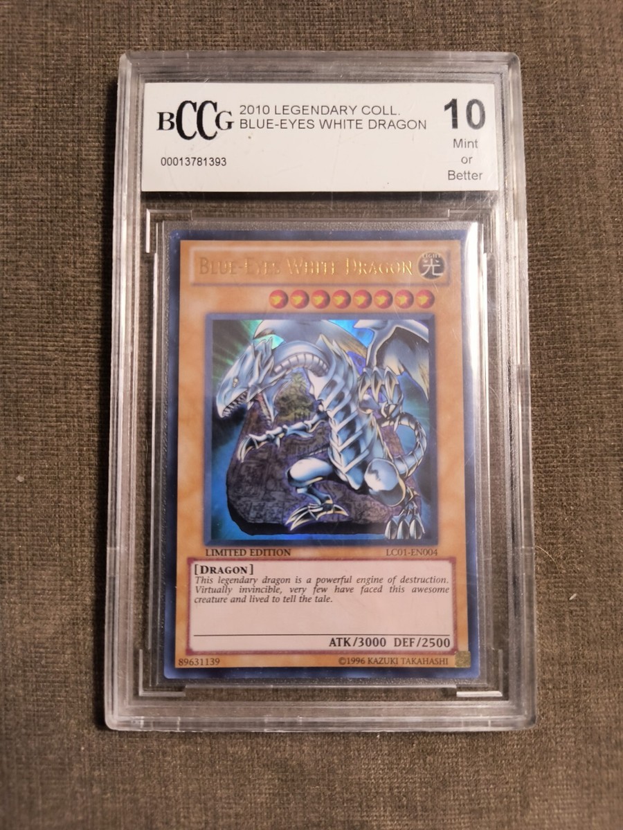 2010 legendary collection blue eyes white dragon BCCG 10 | eBay