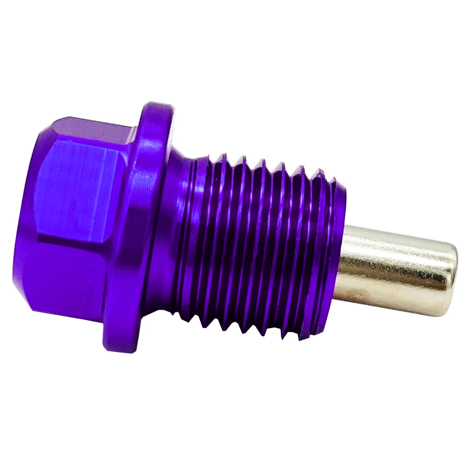 PURPLE M14 x 1.5 MAGNETIC Oil Drain Plug HONDA ACURA MITSUBISHI - FAST USA SHIP - Image 3 of 4
