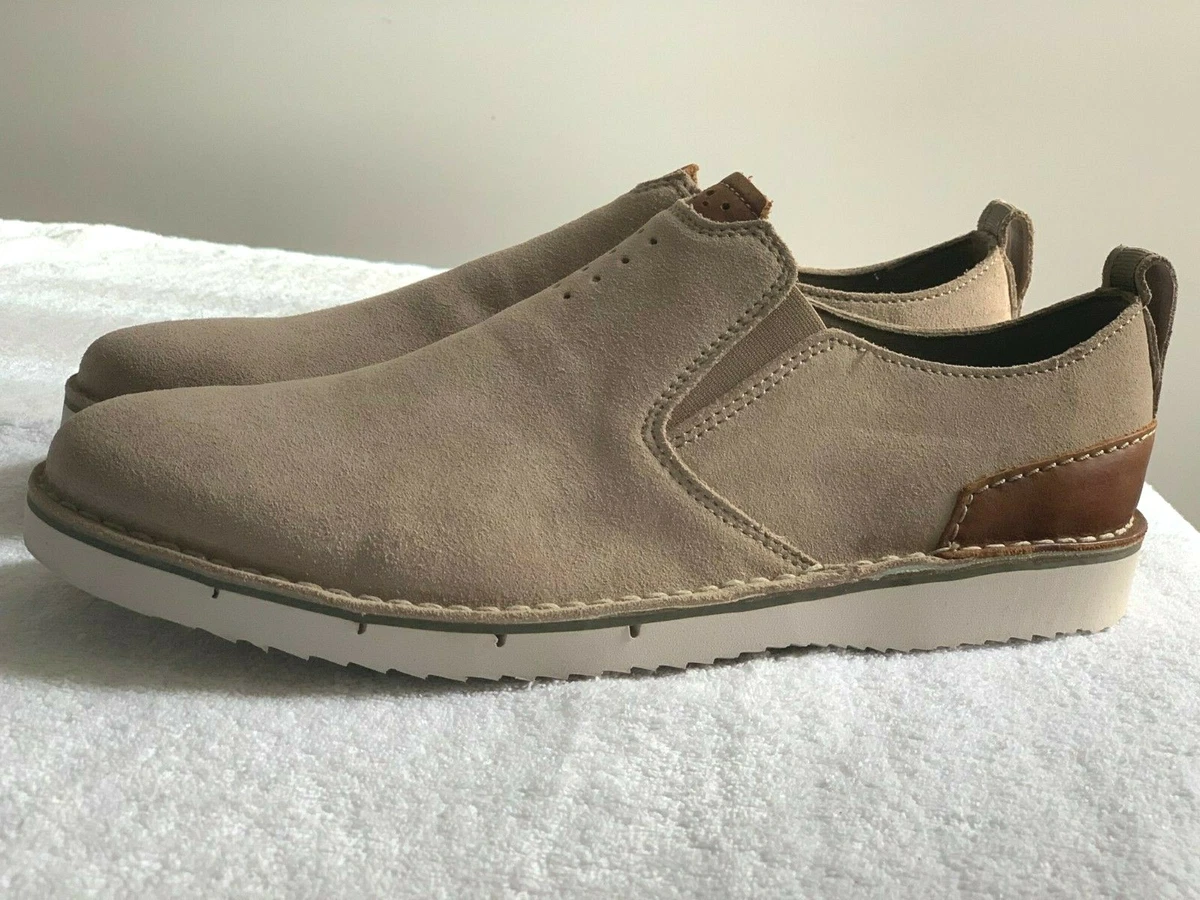 NEW Clarks PA FOOTWEAR Asst Men Sand Suede Shoe Size UK 11G