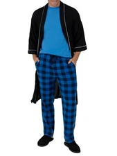 * New Men's Fruit of the Loom Fleece Shirt/Pants set. Sleep, Lounge set Size 5XL