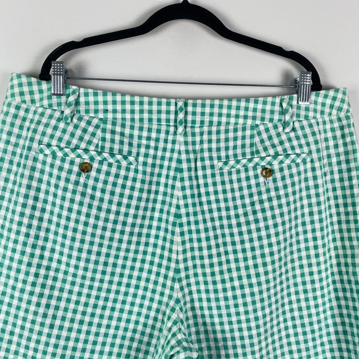 パンツ gadid anoniem NED / GREEN CHECK Women's Checkered Wide Leg Graphic Pants - Green Size XS