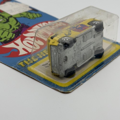 Hot Wheels The Heroes Thor Super Van Yellow Vintage Blackwall 1977 In Protector - Picture 3 of 8