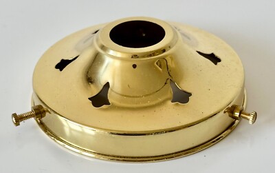 Messing 4 1/4'' Vintage Stil Lampenschirm Galerie 28mm Loch für B22 Birnenhalter