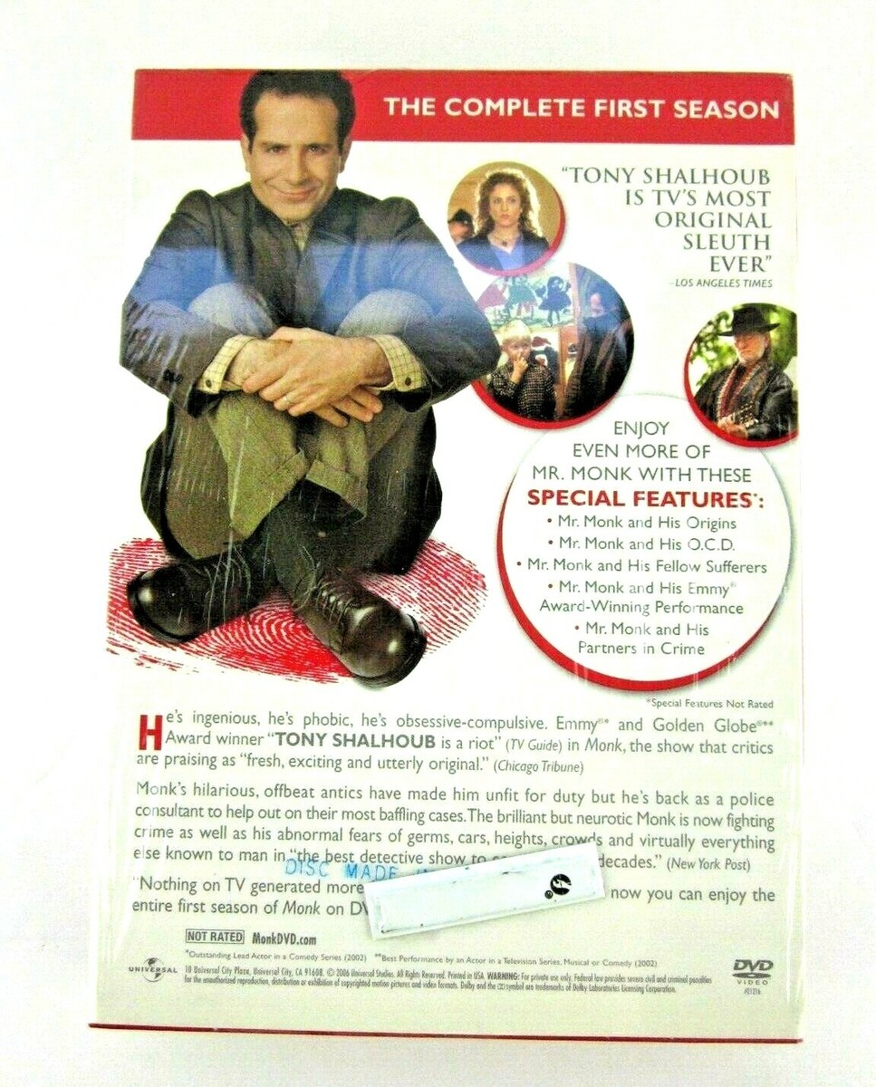 その他 Monk: Season One/ [DVD] Monk Season One DVD Set New Sealed 4 Discs 2006 25192304828| eBay