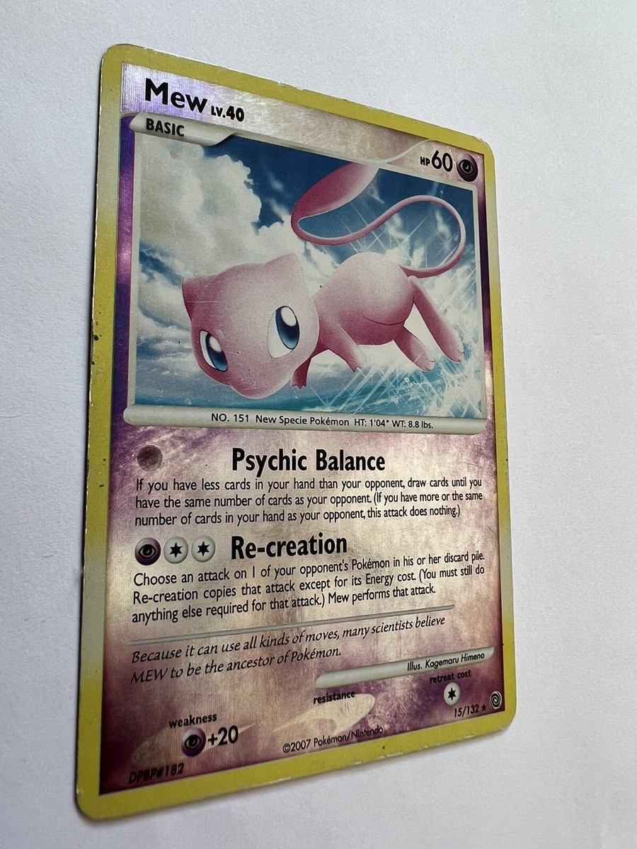 2007 Pokemon, Secret Wonders, #15/132 Mew, Reverse Holo Rare | eBay