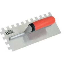 (2-pk) Do it Best 1/2 In. Square Notched Trowel Model: 311804