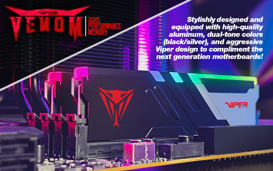 Patriot Viper Venom RGB 32GB (1x32GB) DDR5-6000 PC5-48000 C30 XMP
