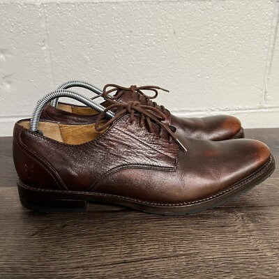 frye dress shoes Frye Men's Tyler Flex Oxford, Black, 8M, Leather main image 0