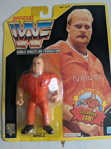 Nailz with Jailhouse Jab WWF/WWE Hasbro figure Yel...