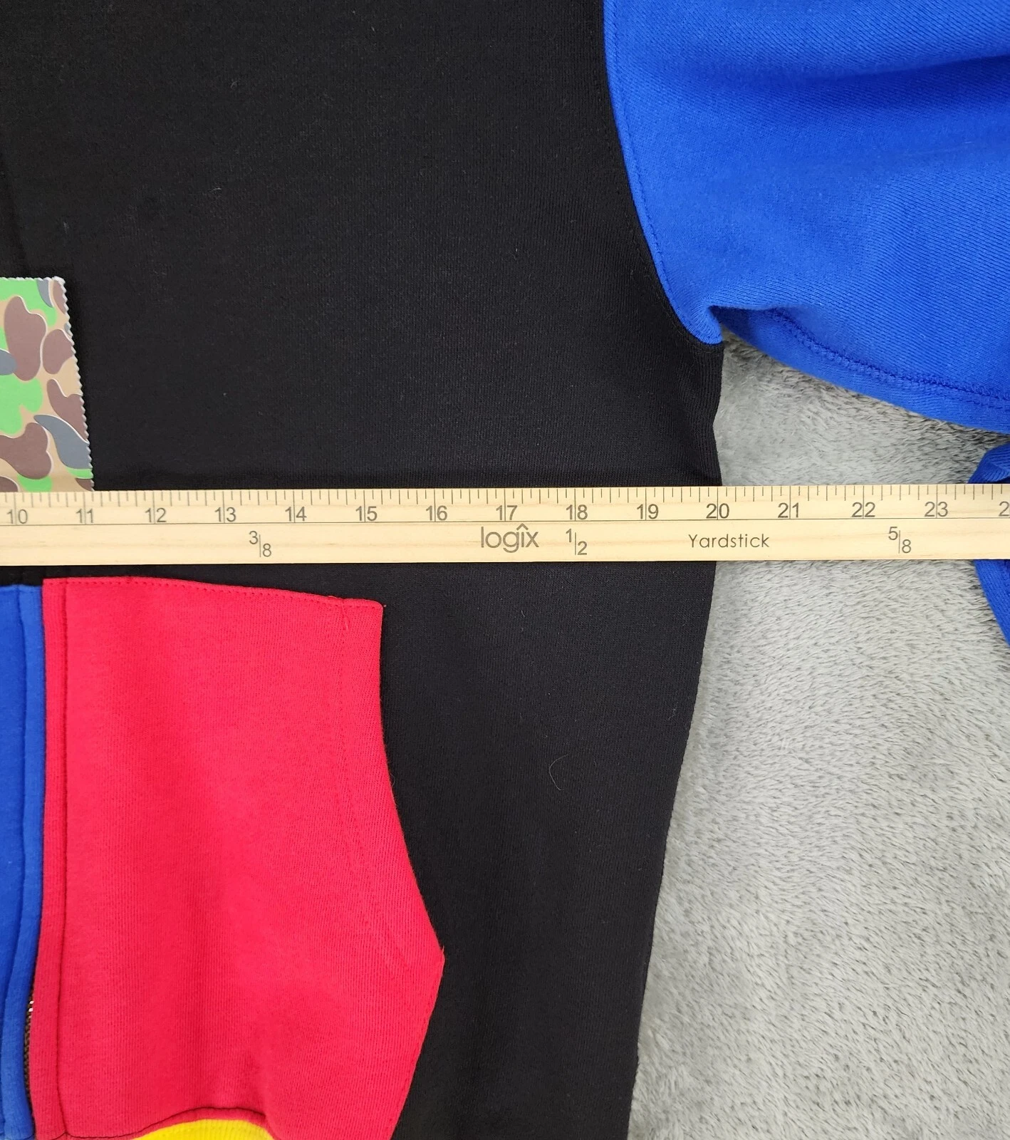 A BATHING APE (BAPE) Felpa con cappuccio BAPE Medicom giocattolo orso squalo unisex media multicolore full zip manica lunga