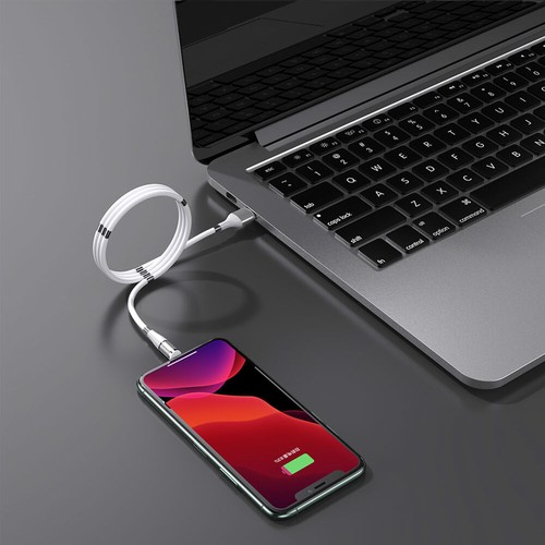 Magnetic 3 in 1 USB Charging Cable - Type C, Iphone, Micro USB Data+Fast Charge - Picture 8 of 11