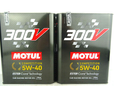 Motul 300V Competiton Motoröl 5W40 Ester Core Motoroil Rennsport 2x 2Liter NEU