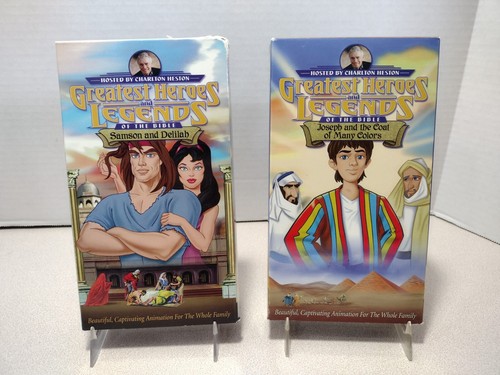 Lot of 18 Vtg VHS Bible Stories Animated Greatest Heroes Greatest Adventure - Picture 6 of 14