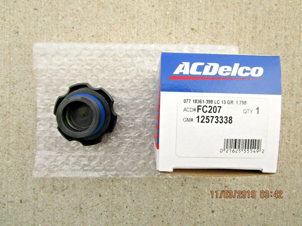GM GMC CHEVY PONTIAC 12573338 ACDELCO FC-207 ENGINE OIL FILLER FLUID CAP OEM NEW - Image 3 of 3