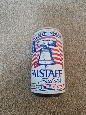 VINTAGE 1970er FALSTAFF ZWEIHUNDERTJÄHRIGES BIER LEERE DOSE BREWERIANA PUB DEKOR MANCAVE